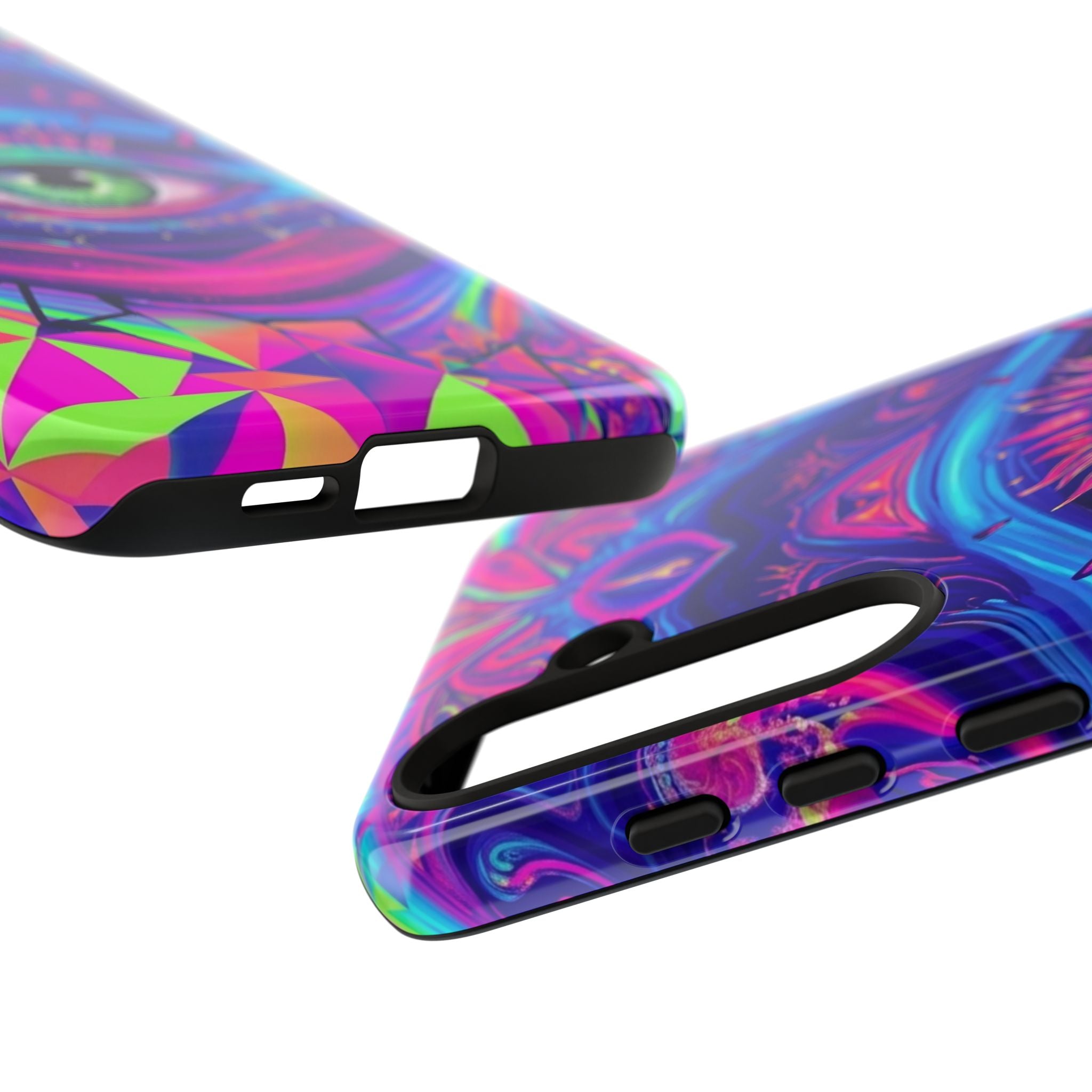 Psychedelic Third Eye Phone Case — Vibrant Retro Trippy Protective Cover