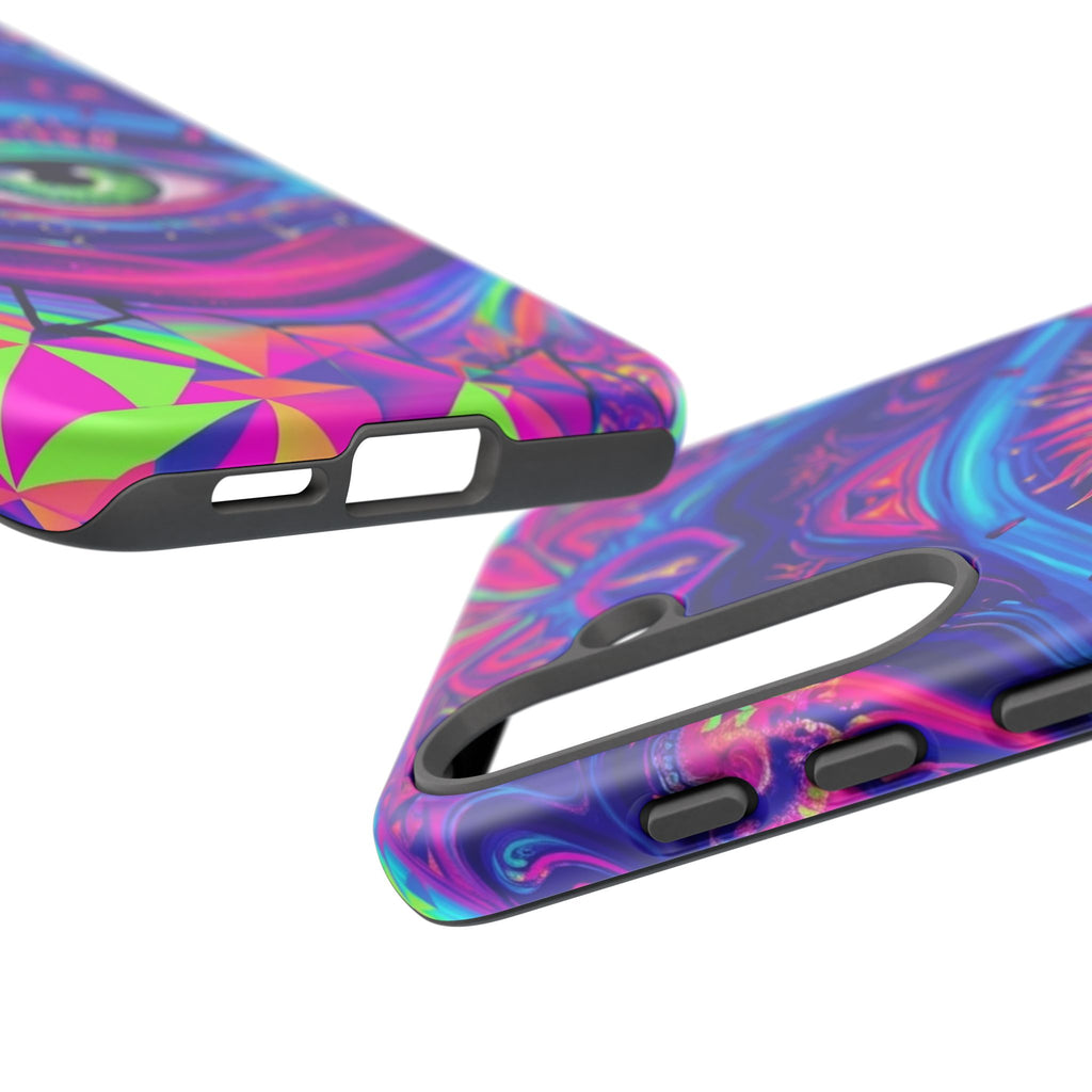 Psychedelic Third Eye Phone Case — Vibrant Retro Trippy Protective Cover