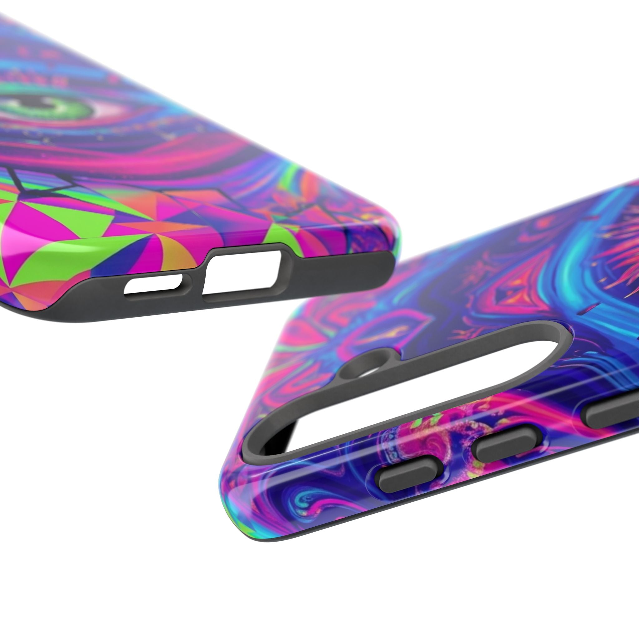 Psychedelic Third Eye Phone Case — Vibrant Retro Trippy Protective Cover