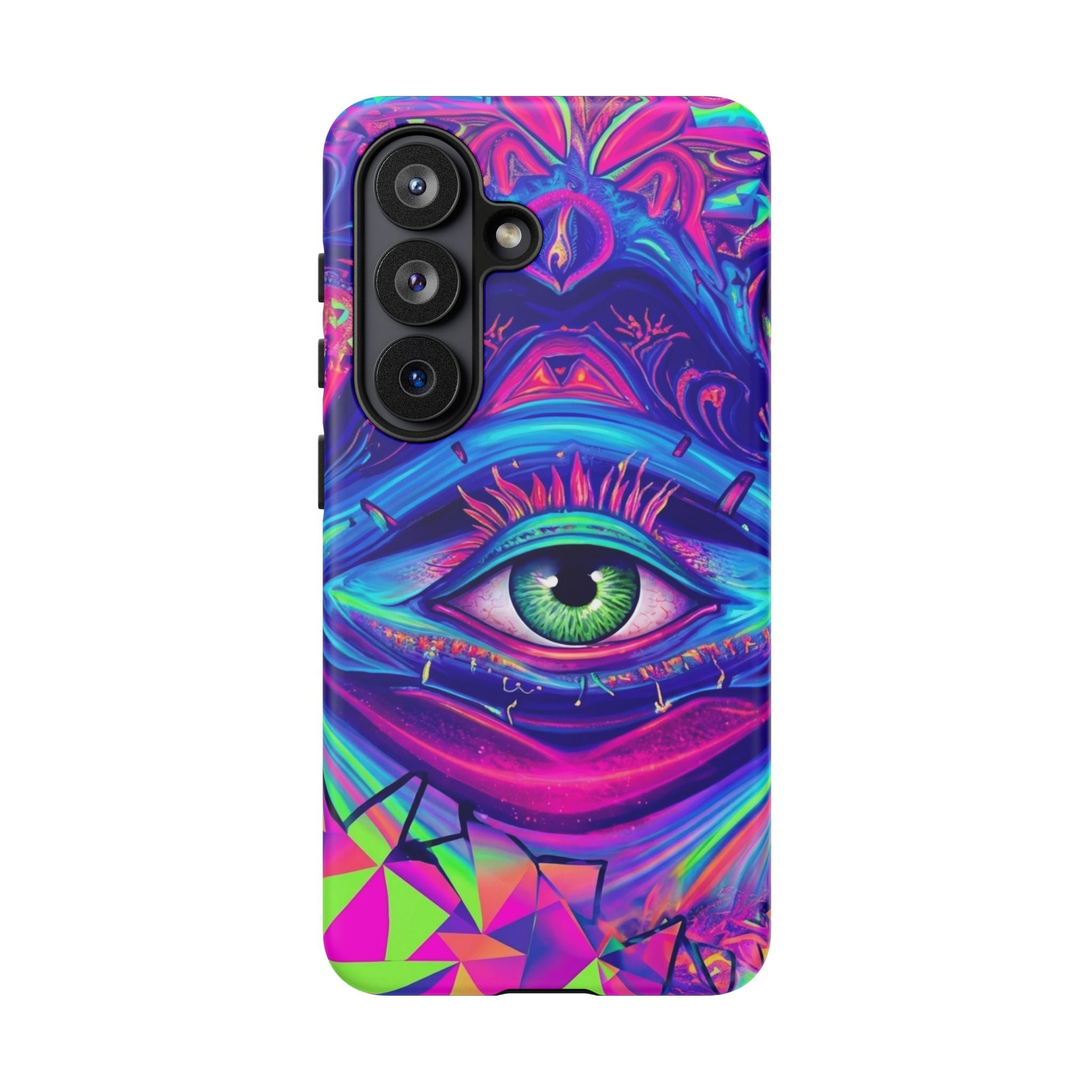 Psychedelic Third Eye Phone Case — Vibrant Retro Trippy Protective Cover