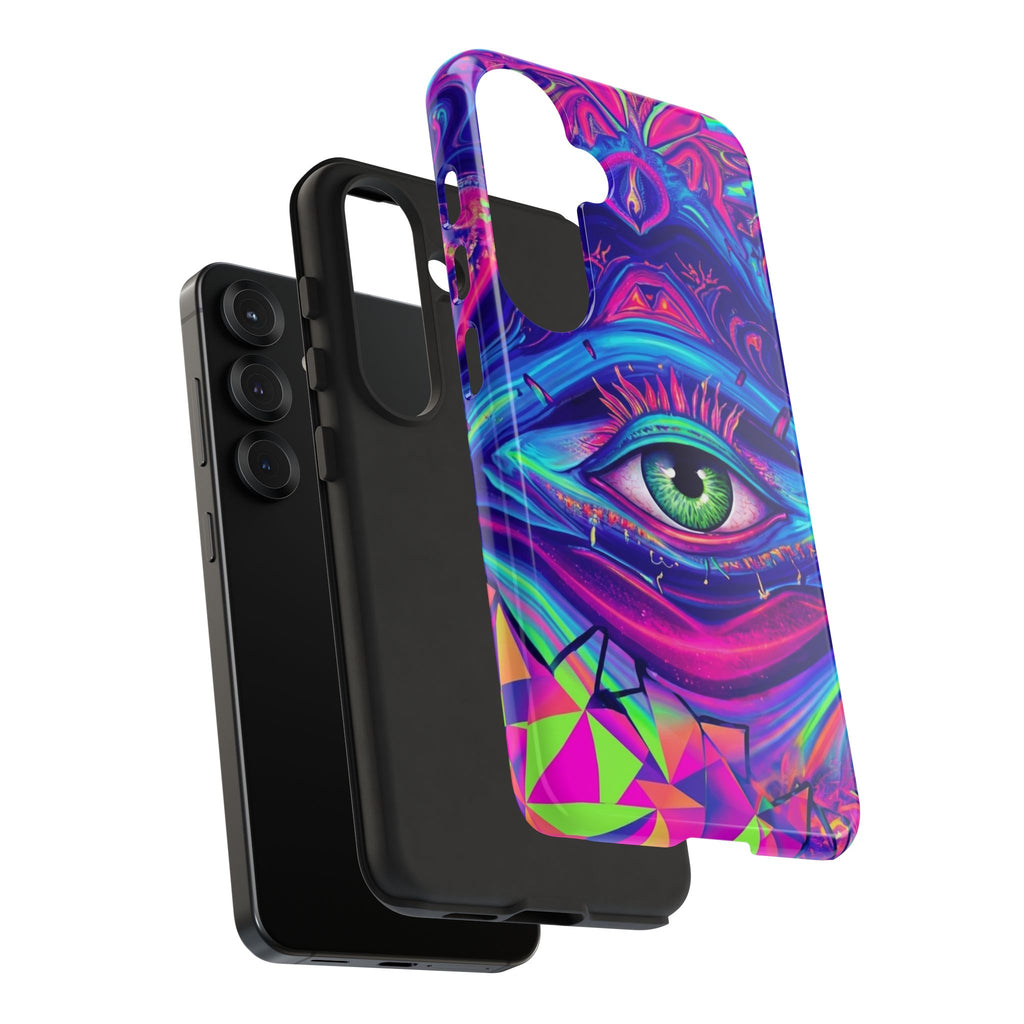 Psychedelic Third Eye Phone Case — Vibrant Retro Trippy Protective Cover