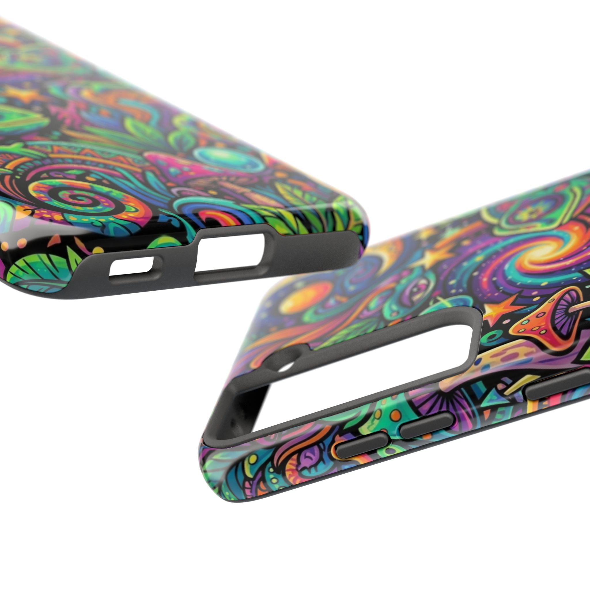 Psychedelic Chameleon Swirl Tough Phone Case