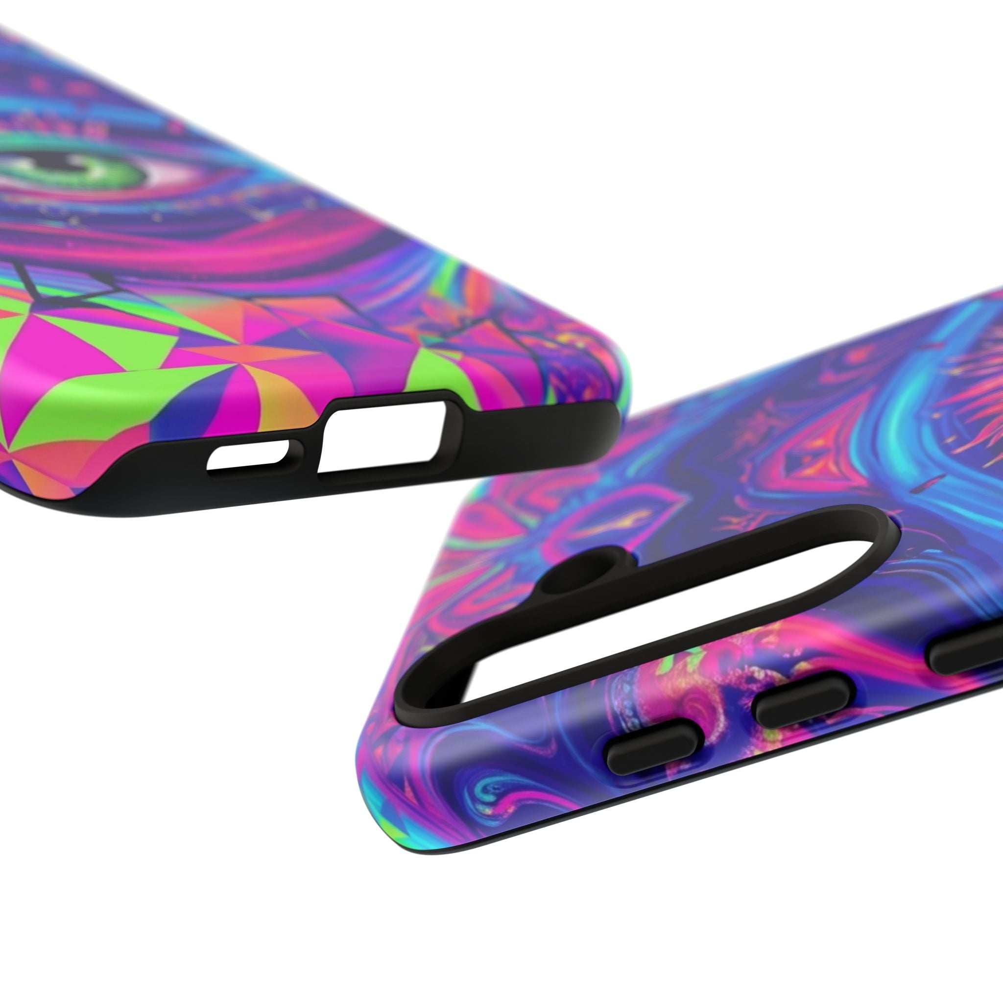 Psychedelic Third Eye Phone Case — Vibrant Retro Trippy Protective Cover