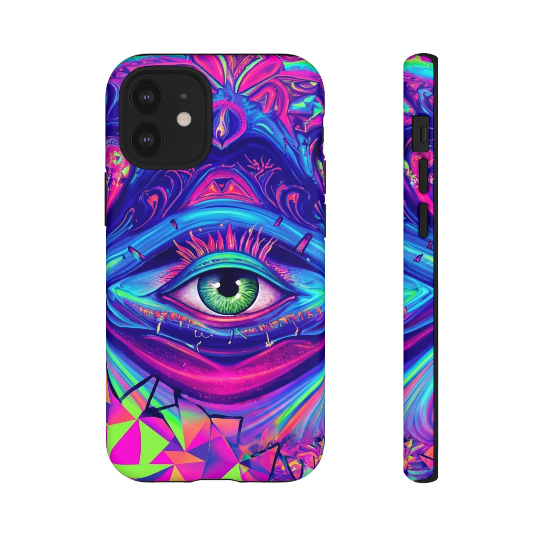 Psychedelic Third Eye Phone Case — Vibrant Retro Trippy Protective Cover
