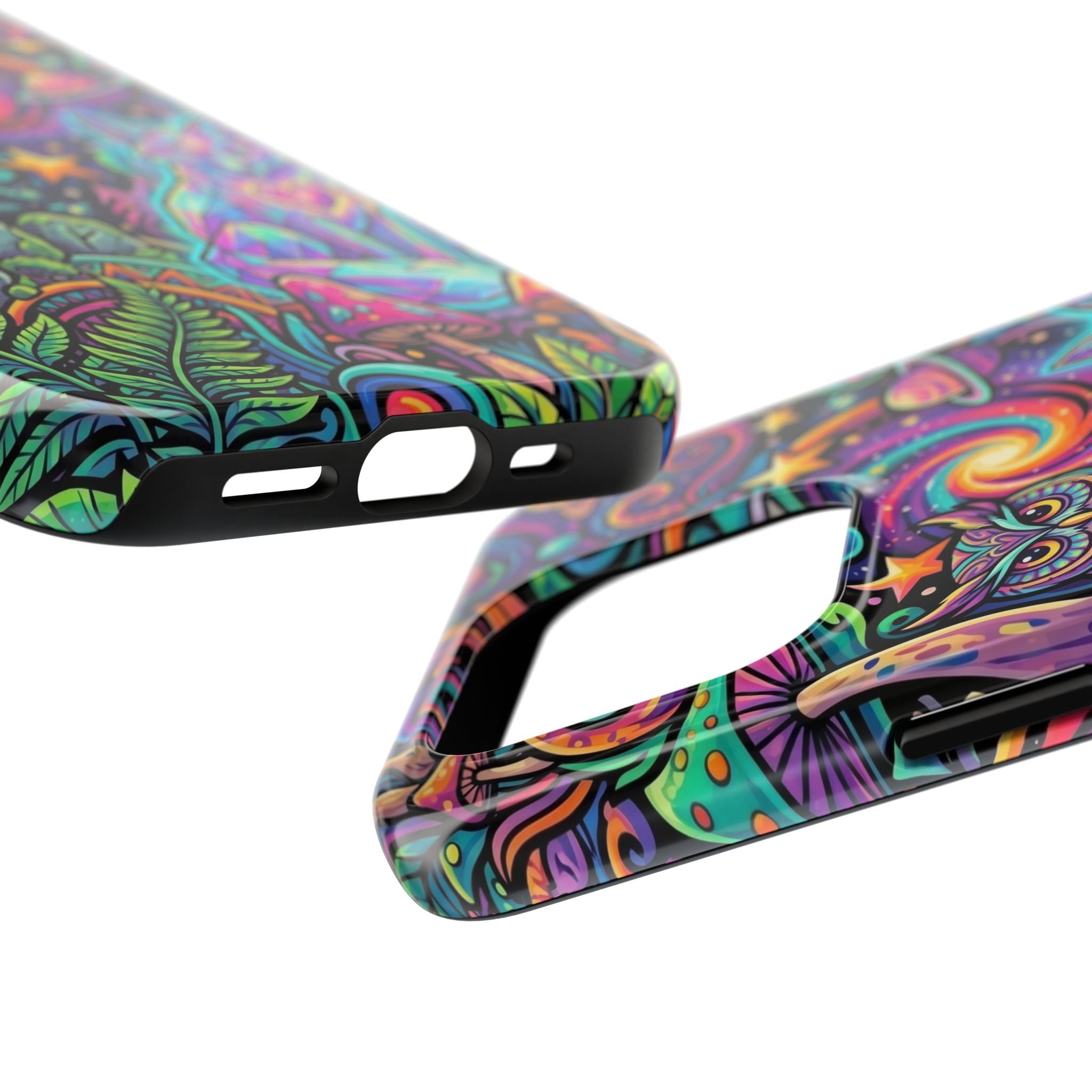 Psychedelic Owl/Wolf Tough Phone Cases