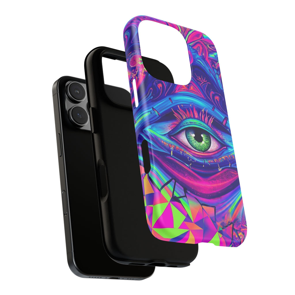 Psychedelic Third Eye Phone Case — Vibrant Retro Trippy Protective Cover