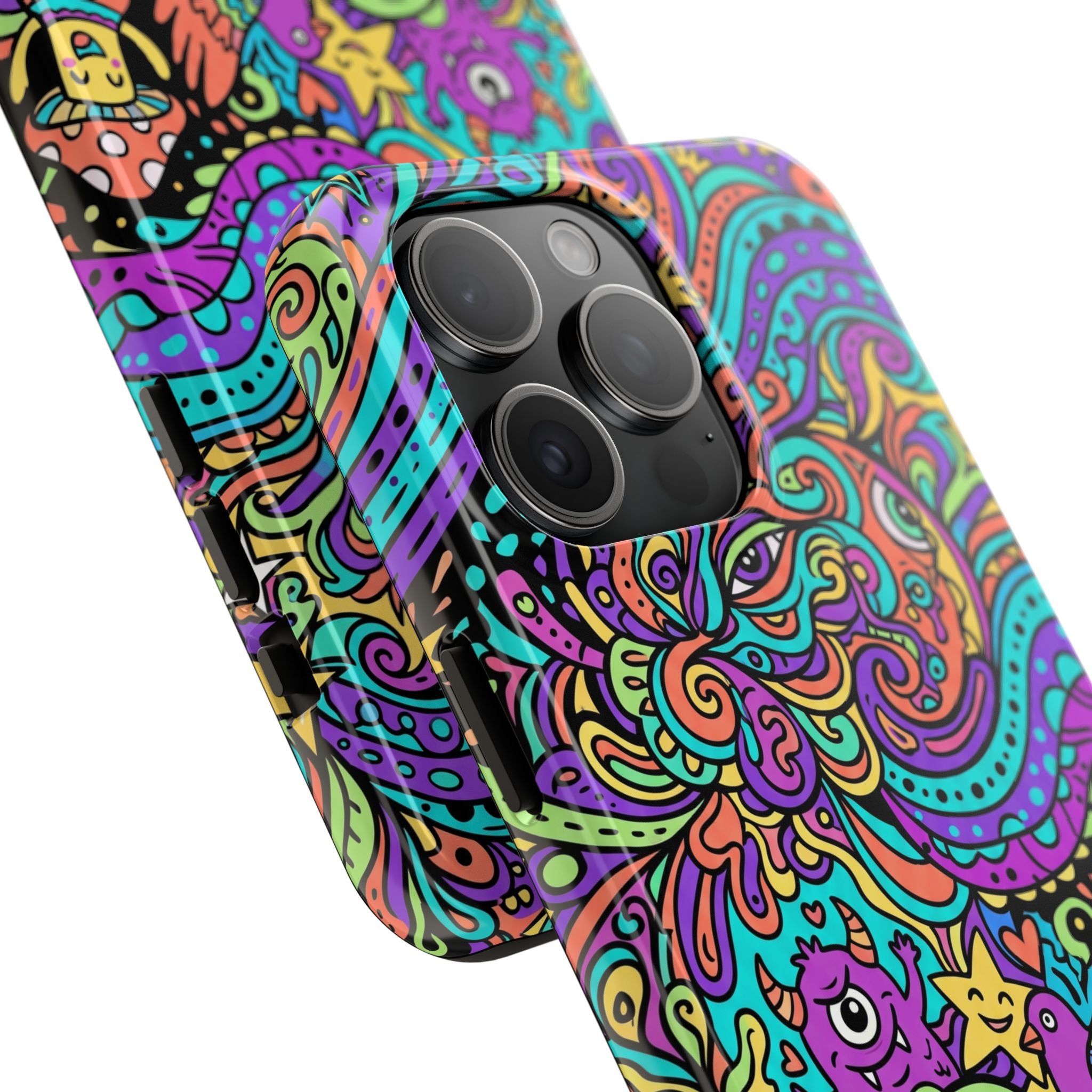 Psychedelic Doodle Wave | Tough Phone Cases