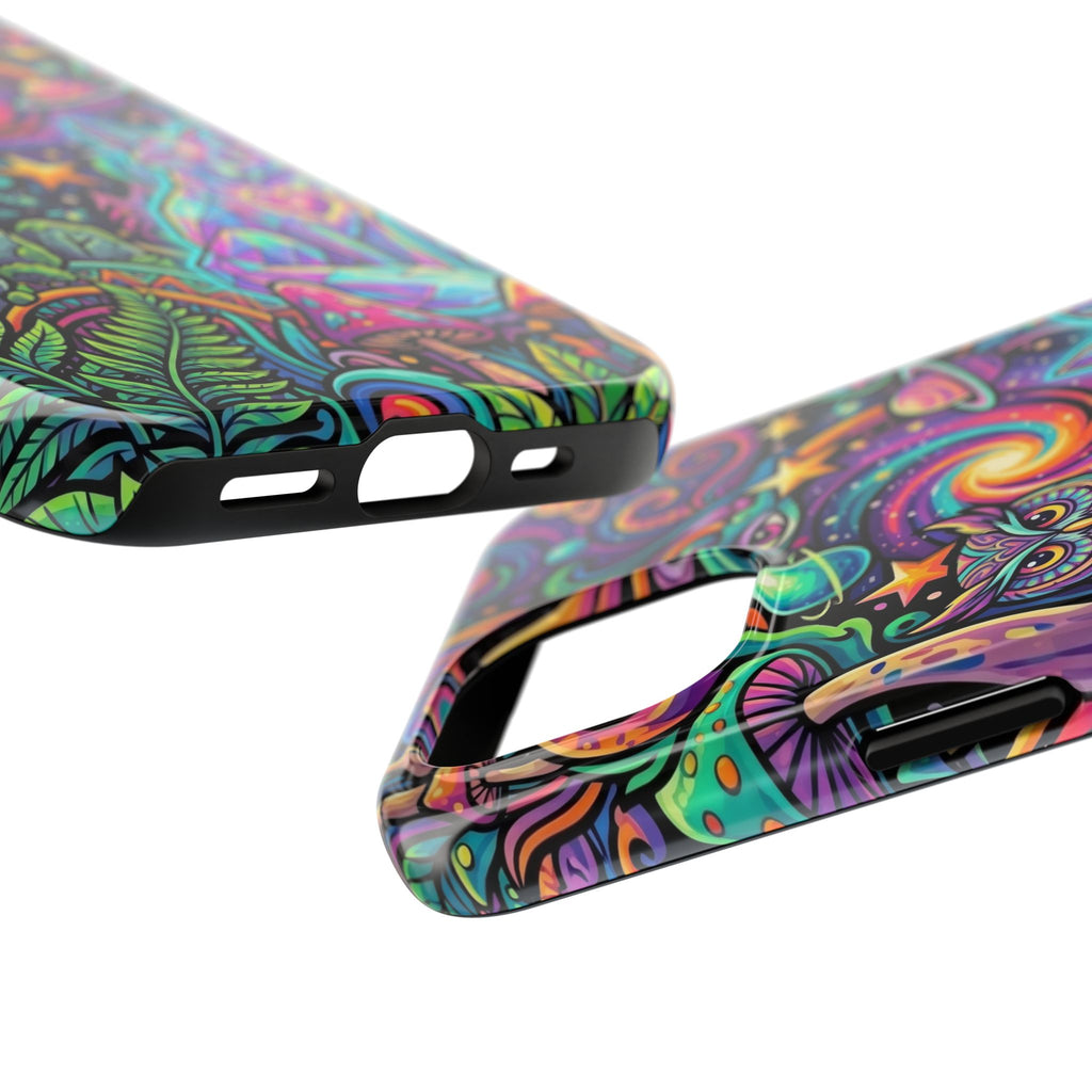 Psychedelic Owl/Wolf Tough Phone Cases