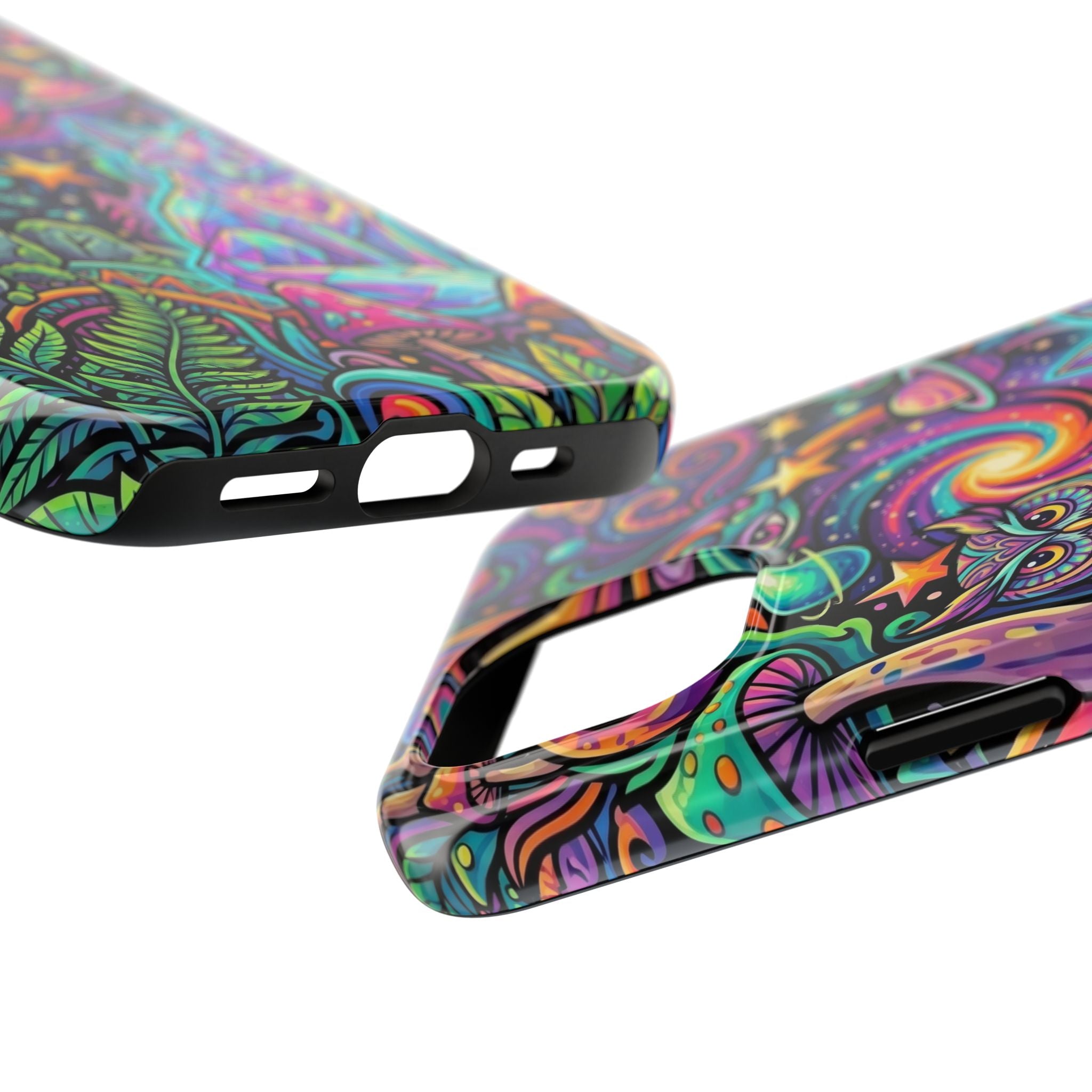 Psychedelic Owl/Wolf Tough Phone Cases